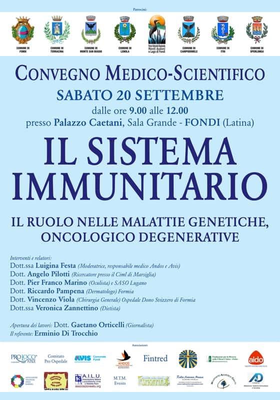 Convegno “Il Sistema Immunitario: il ruolo nelle malattie genetiche oncologico degenerative”